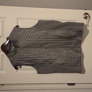 Grey Vest, quilted. 14/16